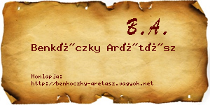 Benkóczky Arétász névjegykártya